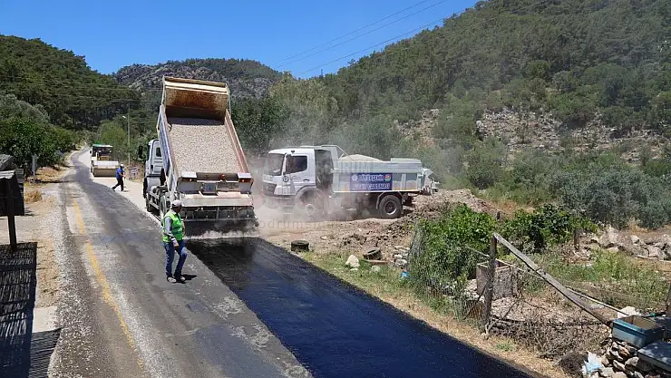Marmaris Bayır'da Yol Çalışmaları Tamamlandı