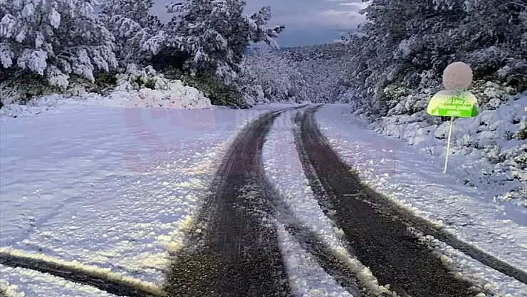 Marmaris ve Bodrum'da kar sevinci