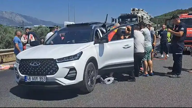 Menteşe'de Feci Kaza 2 Yaralı!