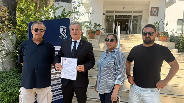 MHP Bodrum İlçe Başkanı Tayyar Şafak'tan Bodrum Belediyesi'ne