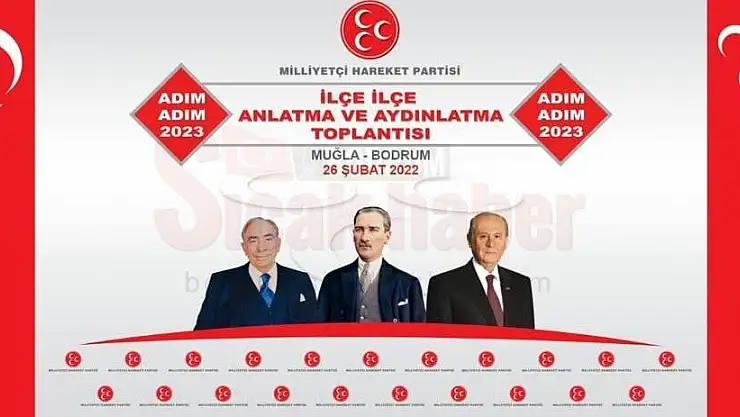 MHP'nin 'Adım Adım 2023, İl İl Anadolu' Buluşmaları Bodrum'da