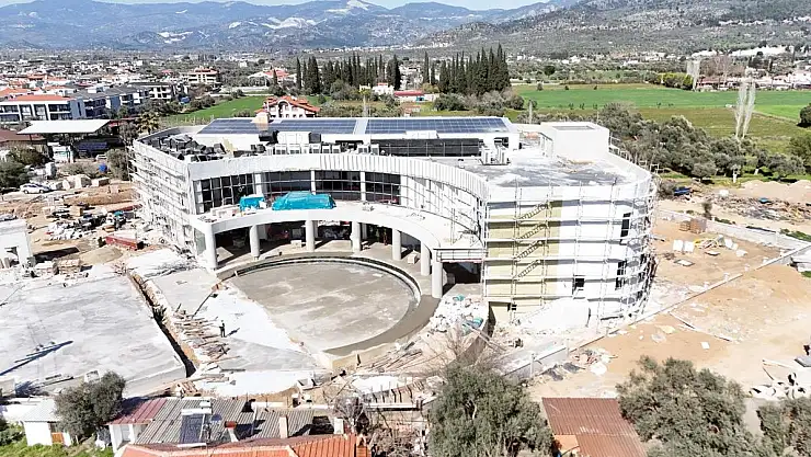 Milas Kültür Merkezi İnşaatı Devam Ediyor