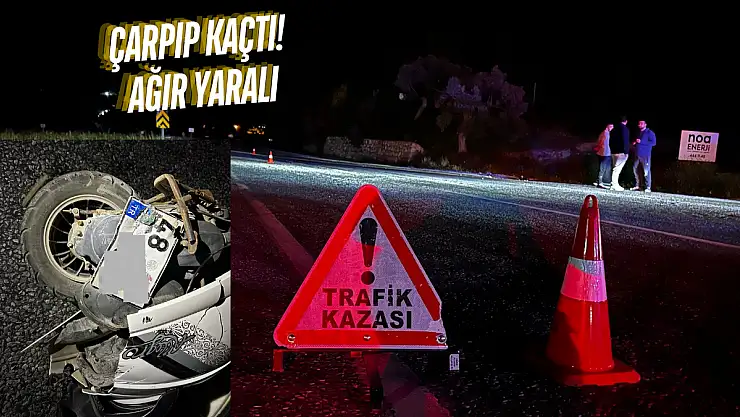 Milas'ta Minibüs Motosikletliye Çarptı: Sürücü Kaçtı, Bir Kişi Ağır Yaralandı