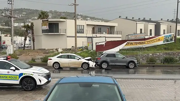 Milas'ta Zincirleme Trafik Kazası: 1 Yaralı