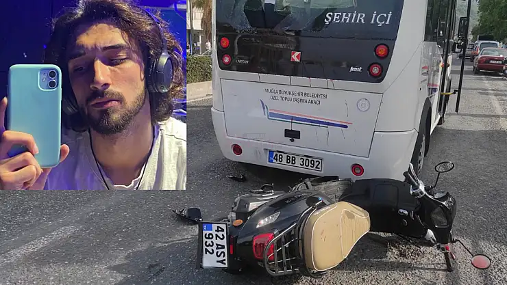 Minibüse Çarpan Motosiklet Sürücüsü Hayatını Kaybetti