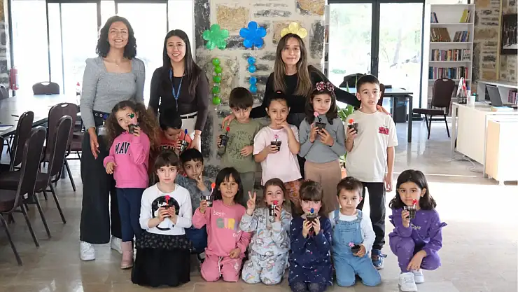 Minikler Hem Öğreniyor Hem Eğleniyor: Bodrum Belediyesi'nden Tohum Temalı Atölyeler