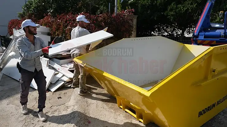 Moloz Atık Konteynerleri Devreye Girdi