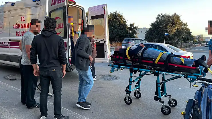 Motorsiklet kazası 1 yaralı