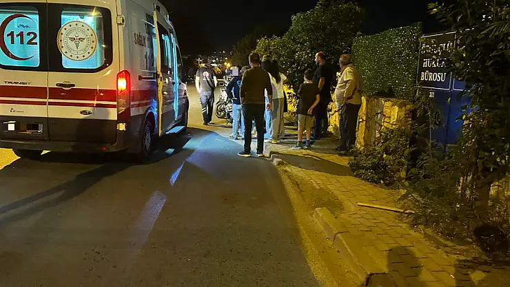 Motosiklet ile bisiklet çarpıştı 1 Yaralı