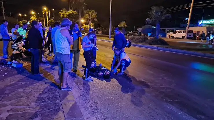 Motosiklet Kazasında 2 Genç Yaralandı
