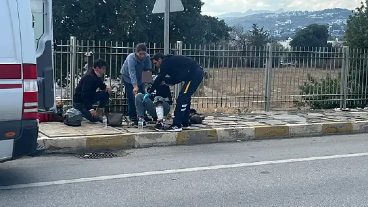 Motosiklet Kazasında 2 Kişi Yaralandı