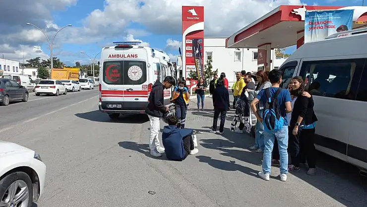 Motosiklet Kazasında 2 Kişi Yaralandı