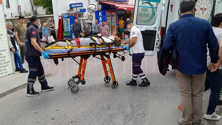 Motosiklet Otomobille Çarpıştı, 2 Yaralı