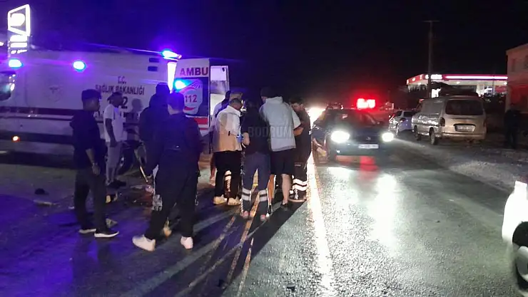 Motosiklet Sürücüsü Kazada Yaralandı