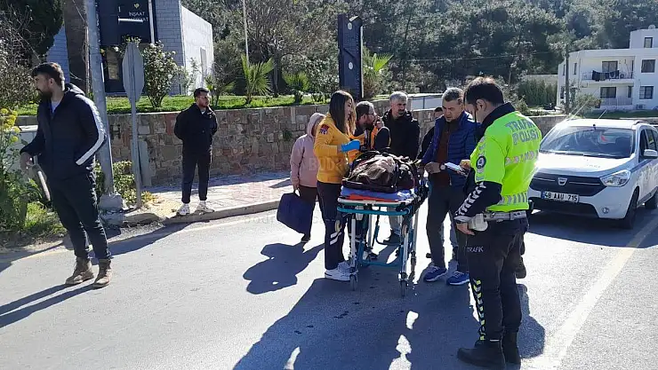 Motosiklet Sürücüsü Kazada Yaralandı