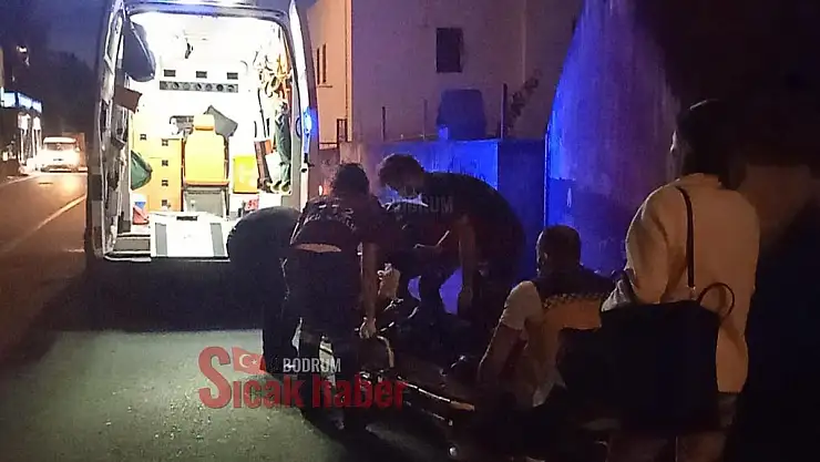 Motosiklet Sürücüsünün Hayatını Kaskı Kurtardı