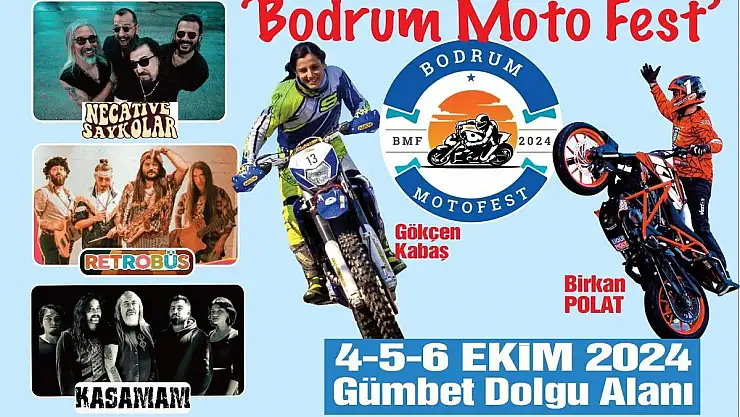 Motosiklet Tutkunları Bodrum'da Buluşuyor