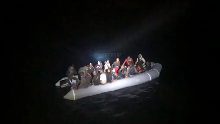 Muğla Açıklarında 32 Düzensiz Göçmen Kurtarılmıştır