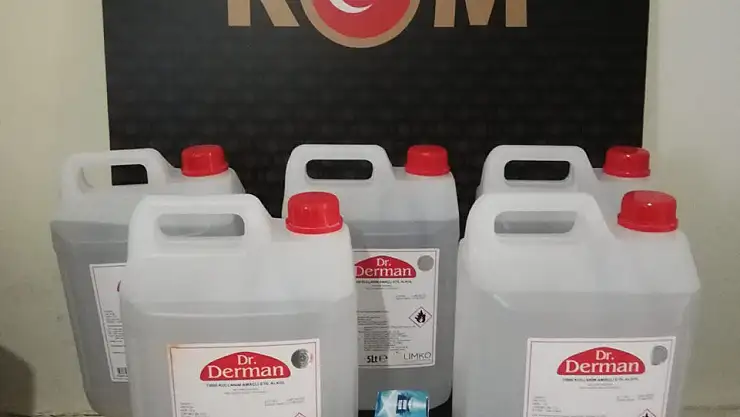 Muğla Bölgesinde Sahte Alkol ve Kaçakçılık operasyonu