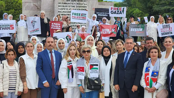 Muğla'da AK Partili Kadınlardan 'Beyaz Kıyafetlerle' Sessiz Çığlık Eylemi