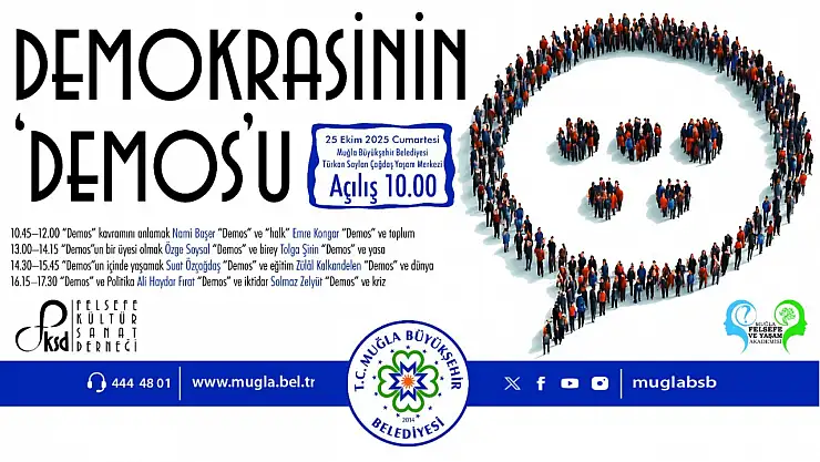 Muğla'da demokrasiye felsefi dokunuş