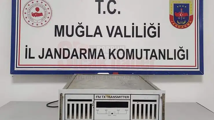 Muğla'da radyo vericisi çalan şüpheli yakalandı