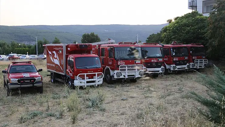 Muğla'daki yangın söndürme çalışmalarına destek veren Kuveyt'ten anlamlı hediye