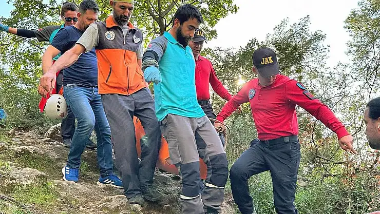 Ormanda Yaralanan Vatandaş için Ekipler Seferber Oldu