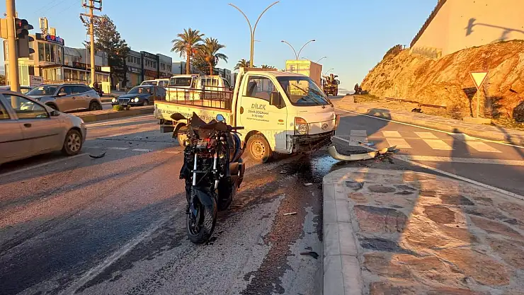 Ortakent'te Meydana Gelen Kazada 1 Kişi Yaralandı