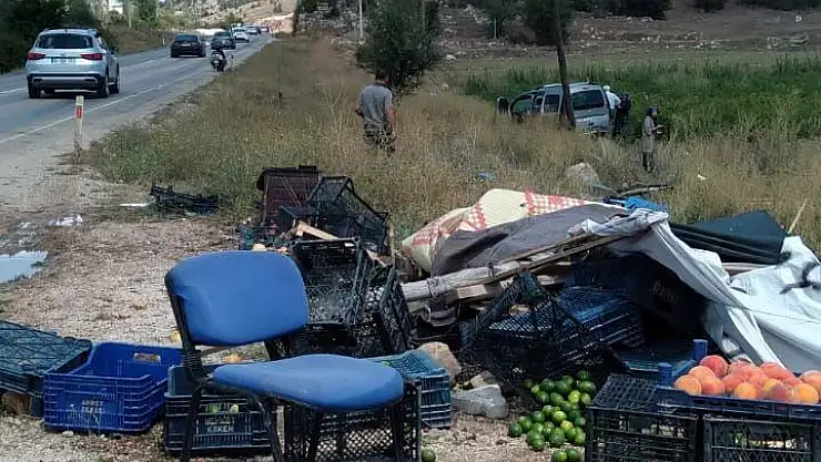 Otomobil Manava Daldı: 1 Ölü, 2 Yaralı