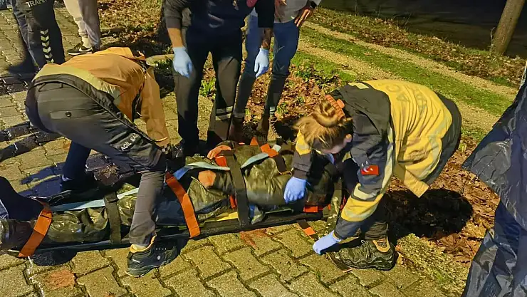 Otomobilin Çarptığı Motosiklet Sürücüsü Ağır Yaralandı