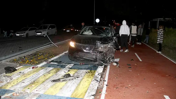 Otomobilin Çarptığı Motosikletli Hayatını Kaybetti