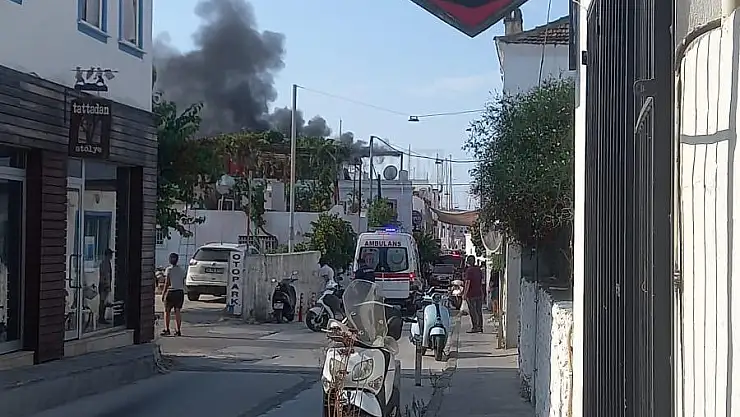 Personel Lojmanında Çıkan Yangın Paniğe Neden oldu