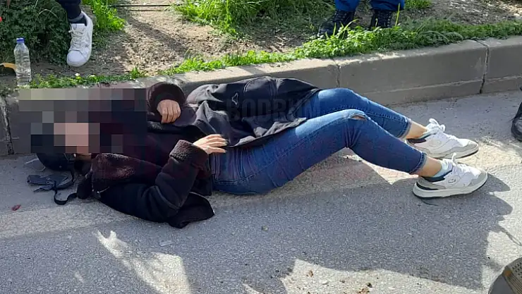 PTT Kurye Kazada Düşerek Yaralandı