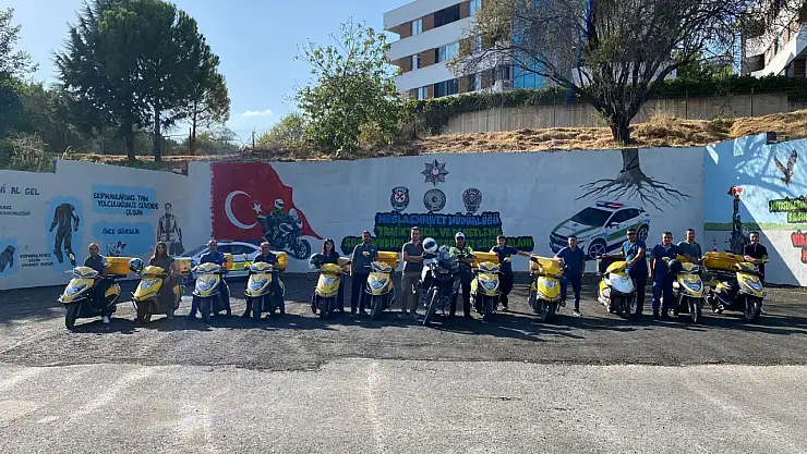 PTT personeline güvenli motosiklet sürüşü eğitimi