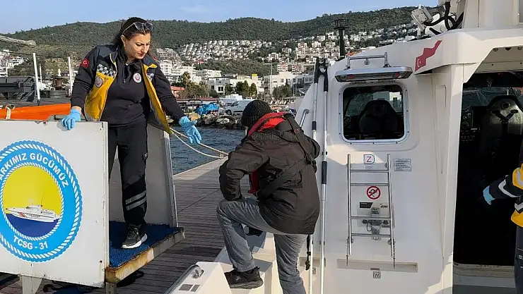 Sahil Güvenlik'ten Vatandaşa Tıbbi Tahliye