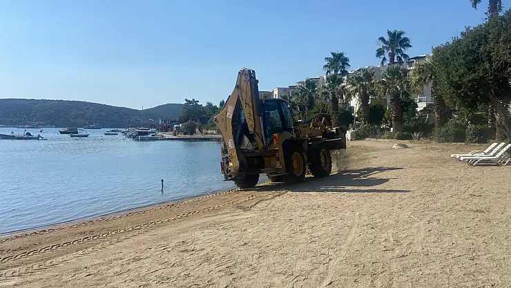 Sahilde kimyasal İzleri! Zabıta ekipleri anında müdahale etti!