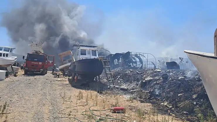 Sanayide Çıkan Yangın Maddi Hasara sebep Oldu
