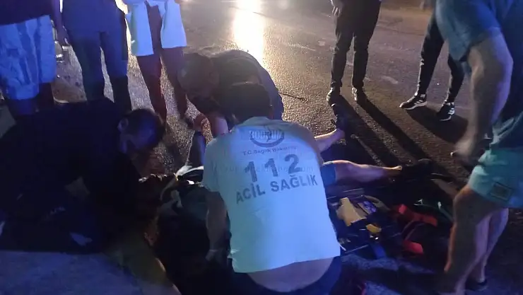 Süratle Vurdu Kaçtı Kazada 1 Kişi Yaralandı