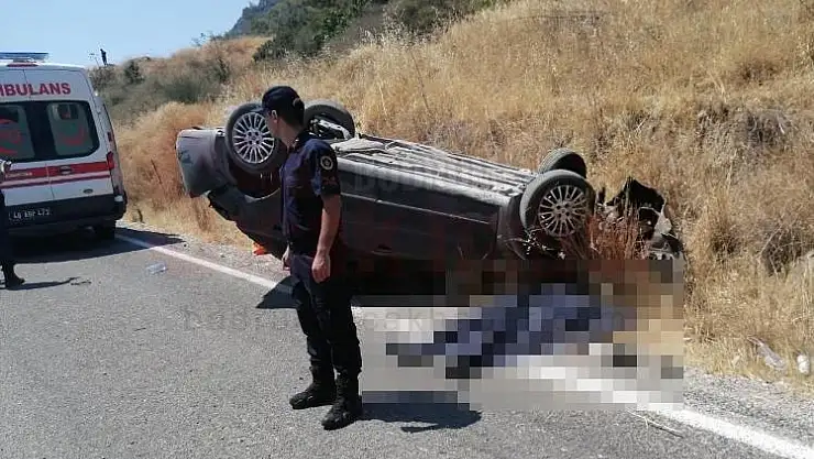 Takla Atan Araçta 1 Kişi Öldü, 4 Kişi Yaralandı