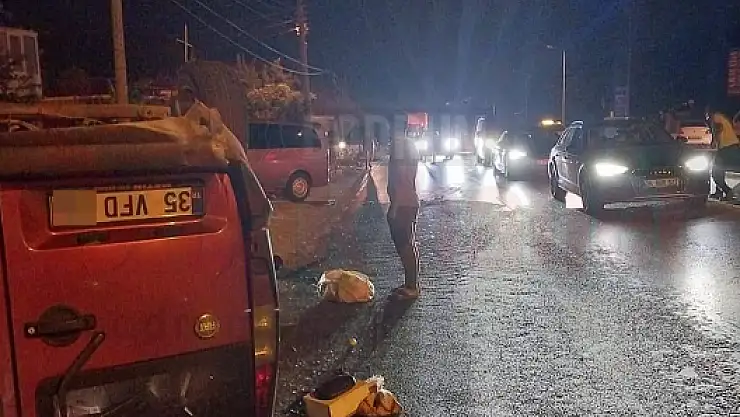 Takla Atan Araçta Bulunan 3 Kişi Yaralandı
