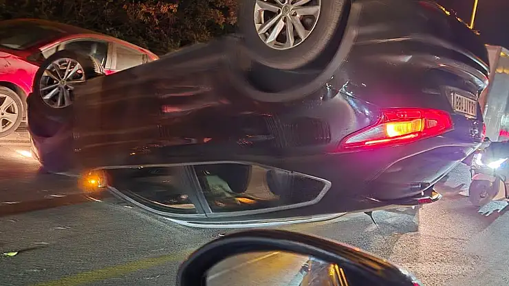 Takla Atıp Ters Döndü