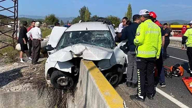 Tek Taraflı Kazada Bir Kişi Yaralandı