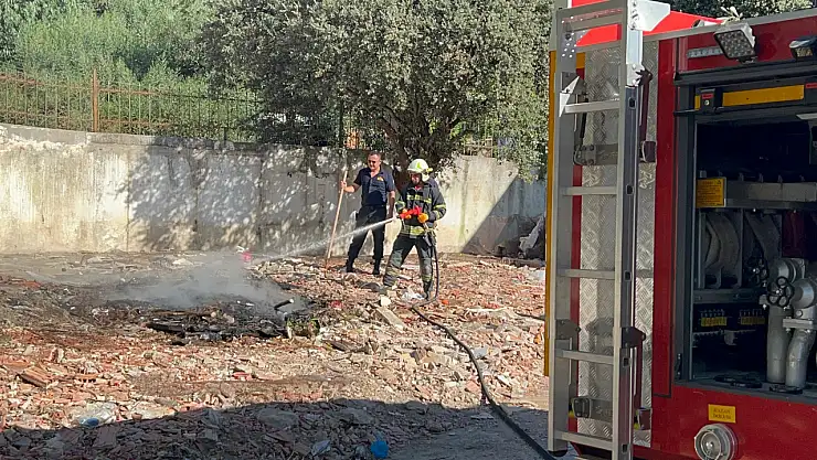 Temizlik ateşi paniğe neden oldu !