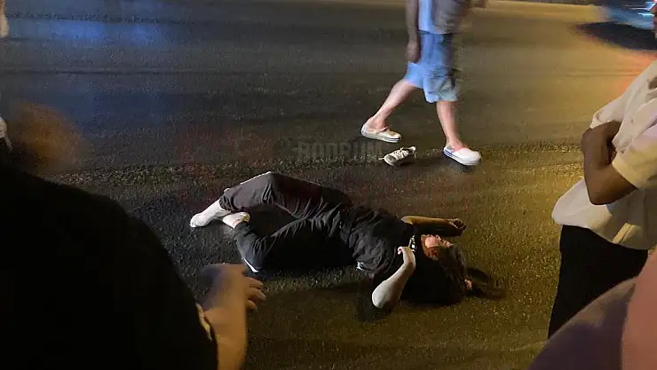 Ticari Araçla Çarpışan Motosikletteki Yolcu Yaralandı