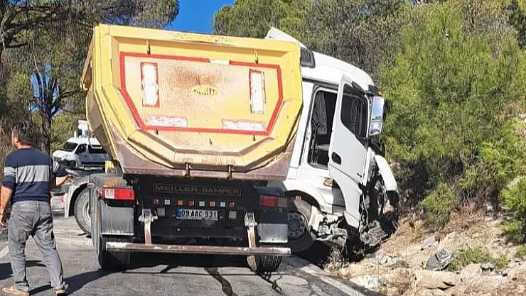 Tır Kazasında 1 Yaralı