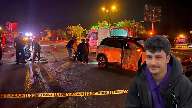 Trafik kazasında 21 yaşındaki genç hayatını kaybetti !