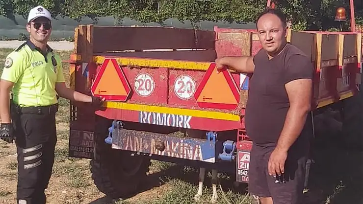 Trafikçilerden Reflektör Denetimi