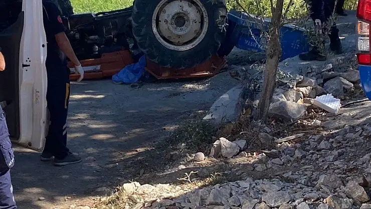 Traktör Kazasında 1 Kişi Hayatını Kaybetti