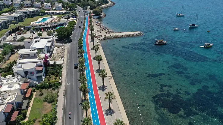 Turgutreis'e 3 kilometrelik spor hattı
